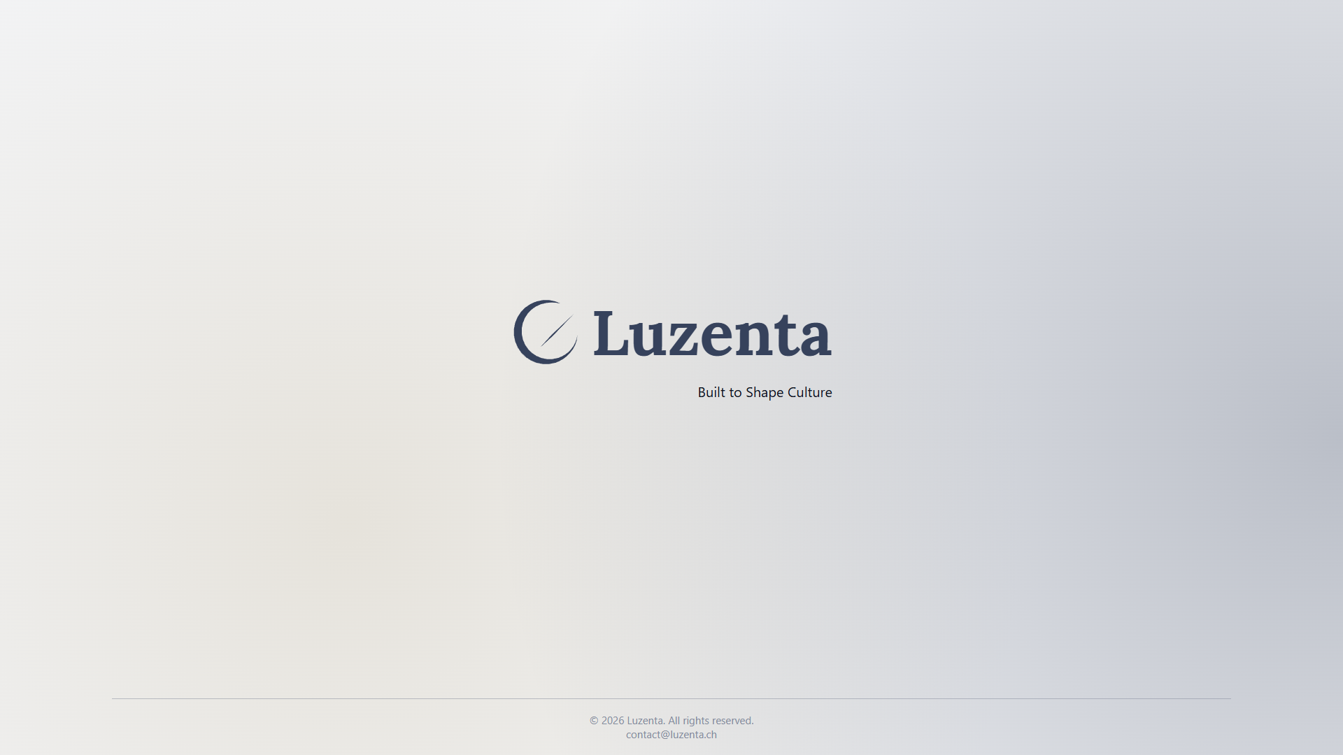 Screenshot von luzenta.ch
